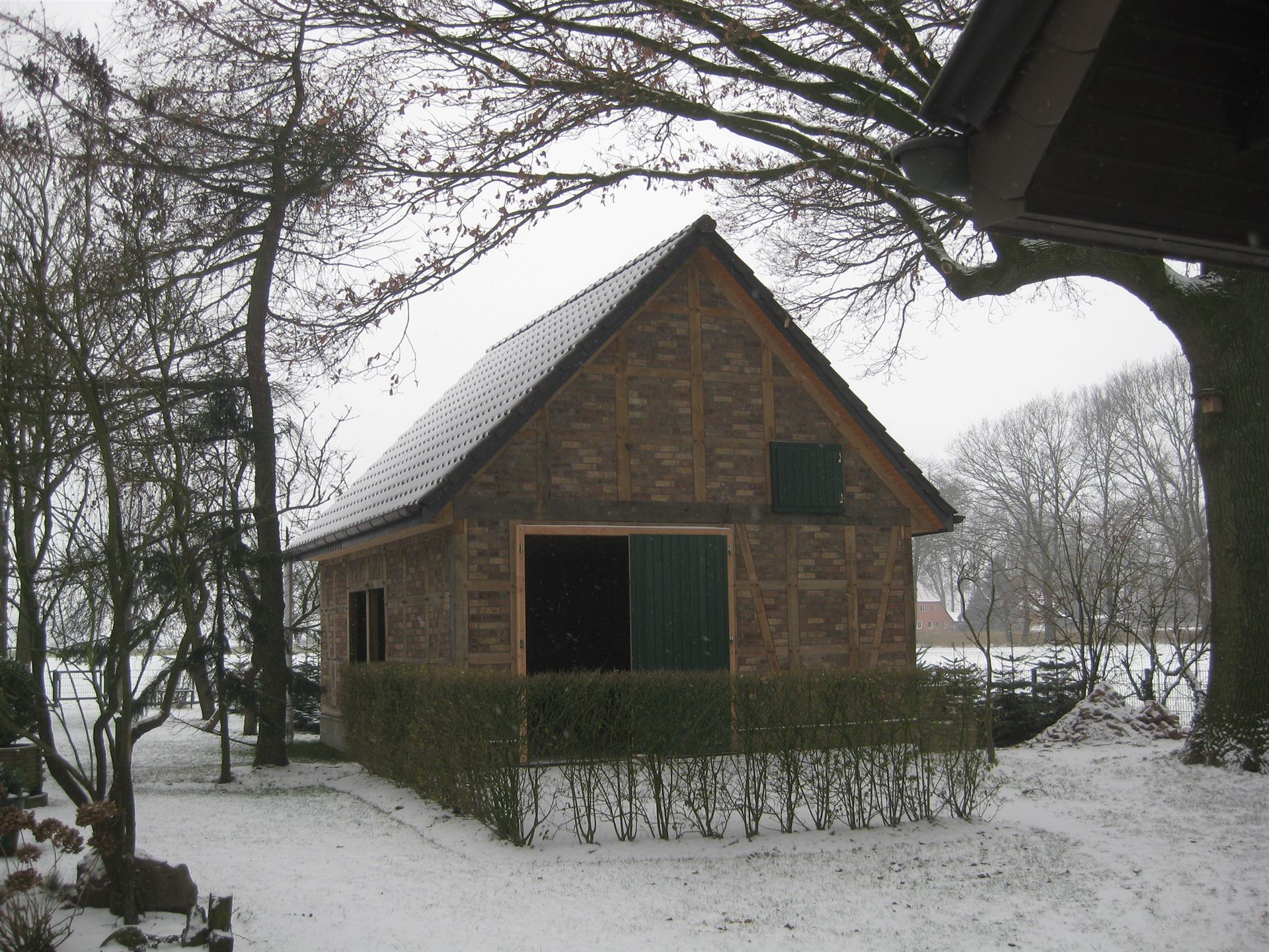 Neubau Remise als Geräteschuppen - Bild 1