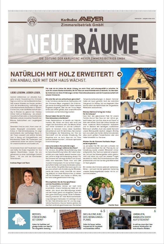 Hauszeitung NeueRäume