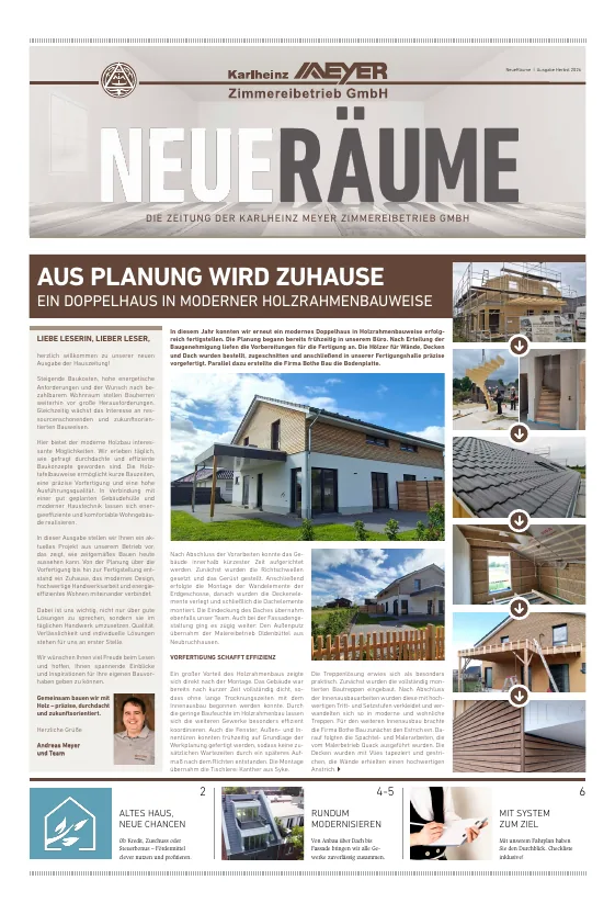 Hauszeitung NeueRäume