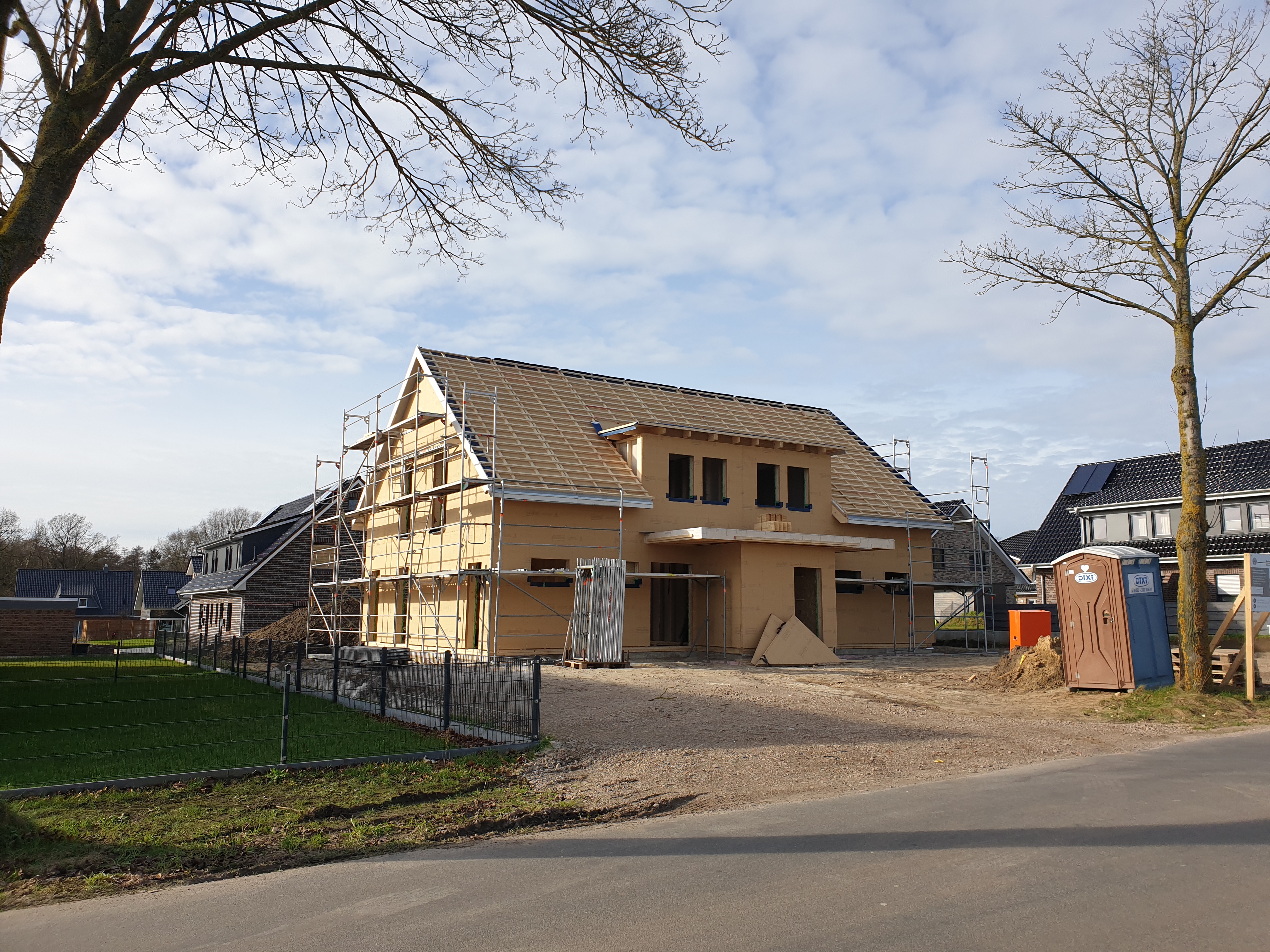 Holzrahmenbau Doppelhaus - Bild 4