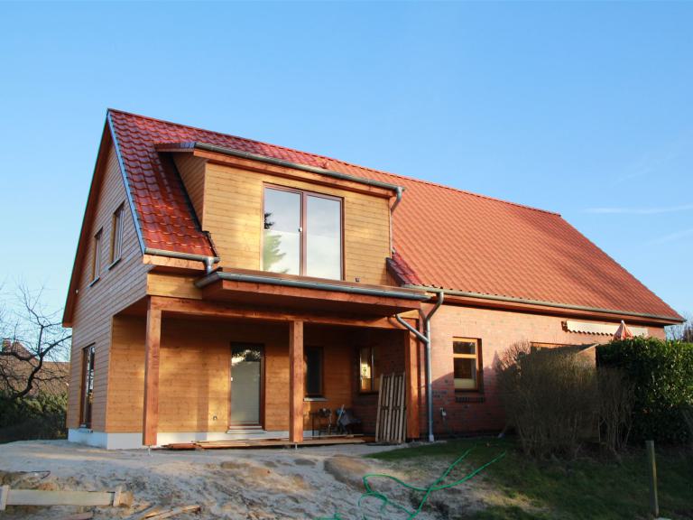 Anbau in Holzrahmenbauweise - Bild 1